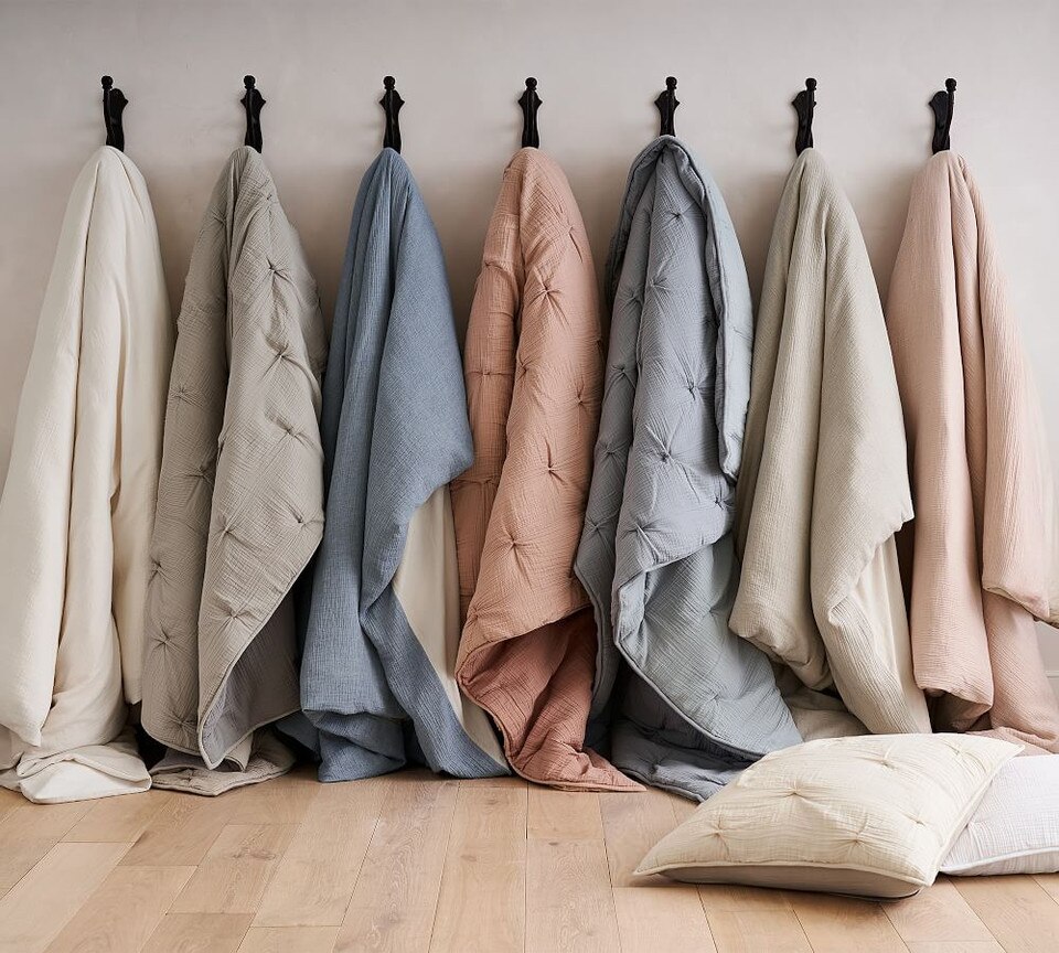 Soft Cotton Handcrafted Quilt & Shams White